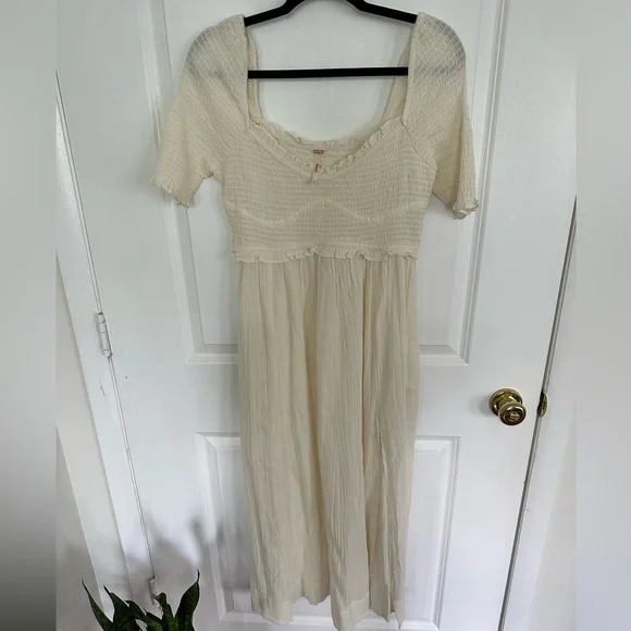 Free People | Dresses | Cream Colored Free People Summer Midi Dress Never  Worn | Poshmark